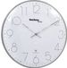 Techno Line WT 8235 chrom-optik Wandklok Zendergestuurd 350 mm x 25 mm Chroom