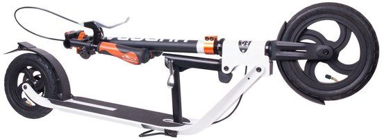 HUDORA Big Wheel Air 230 Step met Dubbele Rem - Zwart/Divers