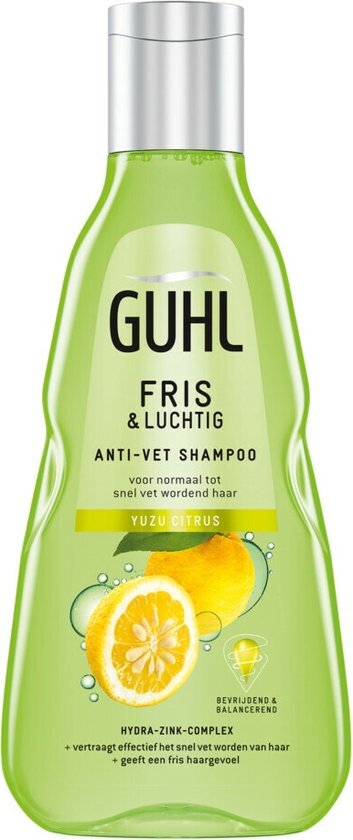 4x Guhl Shampoo Fris &amp; Luchtig 250 ml