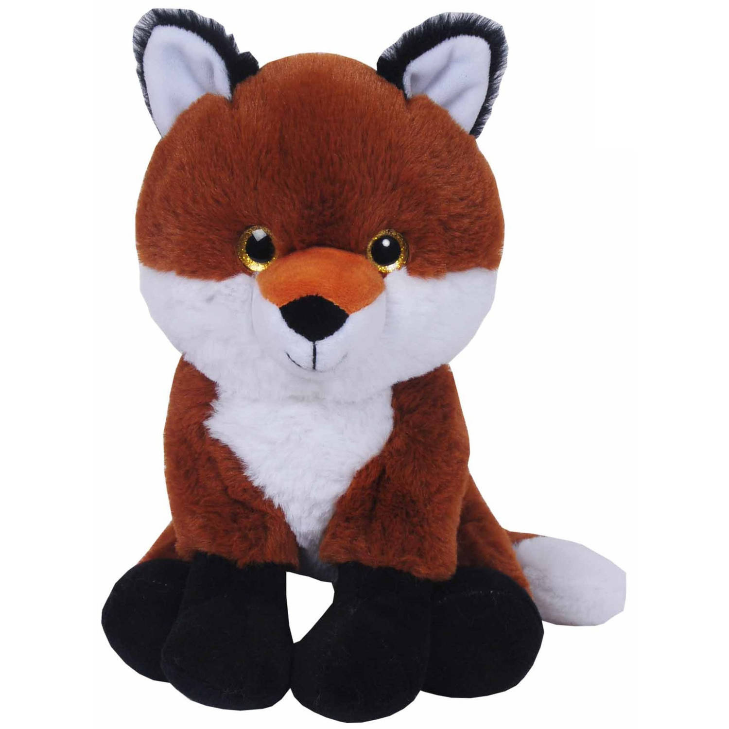 Sandy Pluche speelgoed knuffeldier bruine Vos van 23 cm - Dieren knuffels - Cadeau voor kinderen