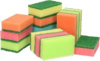 Merkloos / Sans marque Schuursponsjes - 42x stuks - multikleur - sponzen