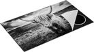 Chefcare Inductie Beschermer Schotse Hooglanders Zwart Wit 90x55cm