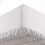 Douceur d'Intérieur Hoeslaken 90x190cm Wit Microvezel
