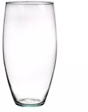 Bellatio Flowers & Plants Bloemenvaas Raine - helder transparant glas - D13 x H25 cm