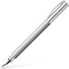 Faber-Castell 148390 - Vulpen AMBITION roestvrij staal, penbreedte M, met hoogwaardige geschenkverpakking