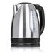 MPM MCZ-70M elektrische waterkoker draadloos van roestvrij staal, 1,7 liter, 2200 W, BPA-vrij, zilverkleurig