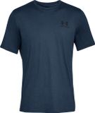 Under Armour Sportstyle LC SS Heren Sportshirt - Academy/Black - Maat XS