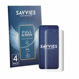 Savvies - Screenprotector voor Vivo S2 - Folie Beschermfolie transparant volledig dekking 4 Stuks