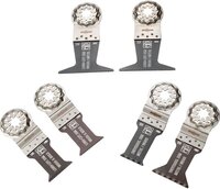 Fein Best of E-cut 6-delige multitool zaagbladen set - Wood & Metal - starlock