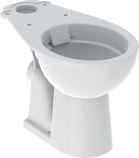 Geberit Bastia Duoblokpot - diepspoel - rimfree - zonder reservoir - 35.5x62.5x40cm - PK - wit