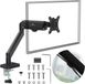 Maclean MC-133 Monitorsteun - Monitorbeugel - Gasveer - 17"-32" - tot 10kg - Zwart