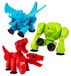 Monster Set de 3 figurines, articulées, avec ventouses, pour l'animation image par image (stop-motion)