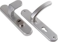 Ami Veiligheids schildgarnituur SKG knop/kruk - deurdikte 55/60 mm - Omkeerbaar - KT 72 - F1