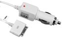 mumbi Autolaadkabel 12 V 24 V KFZ oplaadkabel voor iPhone + iPod autolader