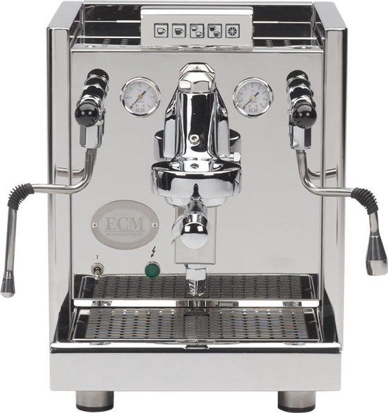 ECM Manufacture ECM Elektronika II Profi Espressomachine - RVS - 1400W - 2 jaar garantie