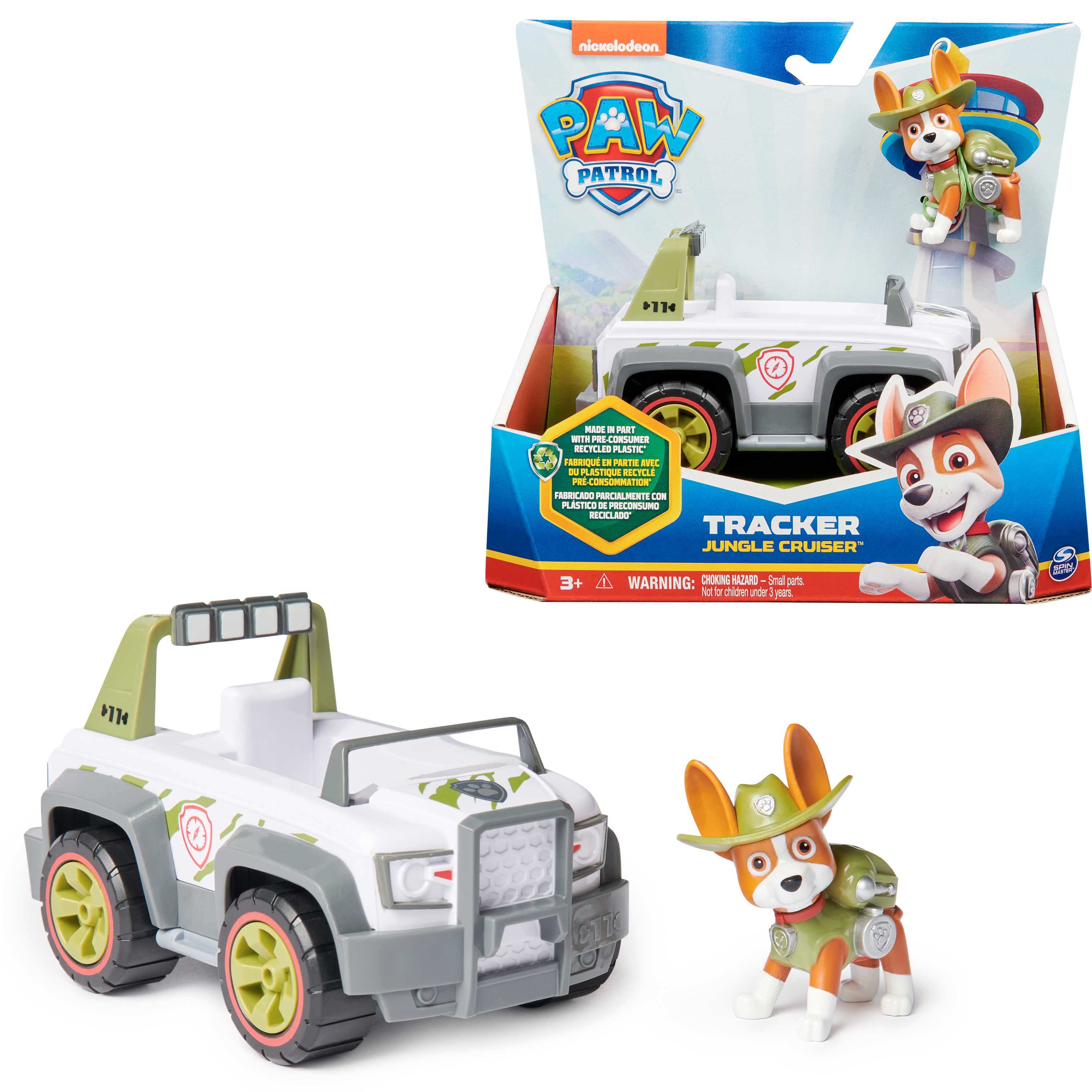 Spin Master PAW Patrol - Zuma&#39;s Hovercraft - speelgoedauto met speelfiguur - 68% gerecycled plastic - duurzaam speelgoed