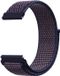 By Qubix Sport Loop nylon bandje 20mm - Navy - Samsung Galaxy Watch 6 / 5 / 4 / Active 2 / Watch 3 (41mm)