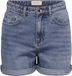 ONLY Onljean Dnm Fold Up Emb Shorts Mae 15374467 Light Blue Denim/heart Emb. Dames Maat - XS