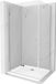 Mexen Lima porte pliante de douche 70 x 90 cm, transparent, chrome + receveur de douche plat