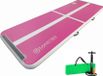 Airtrack MASTER mat gonflable, 300 x 100 x 10 cm, rose, blanc