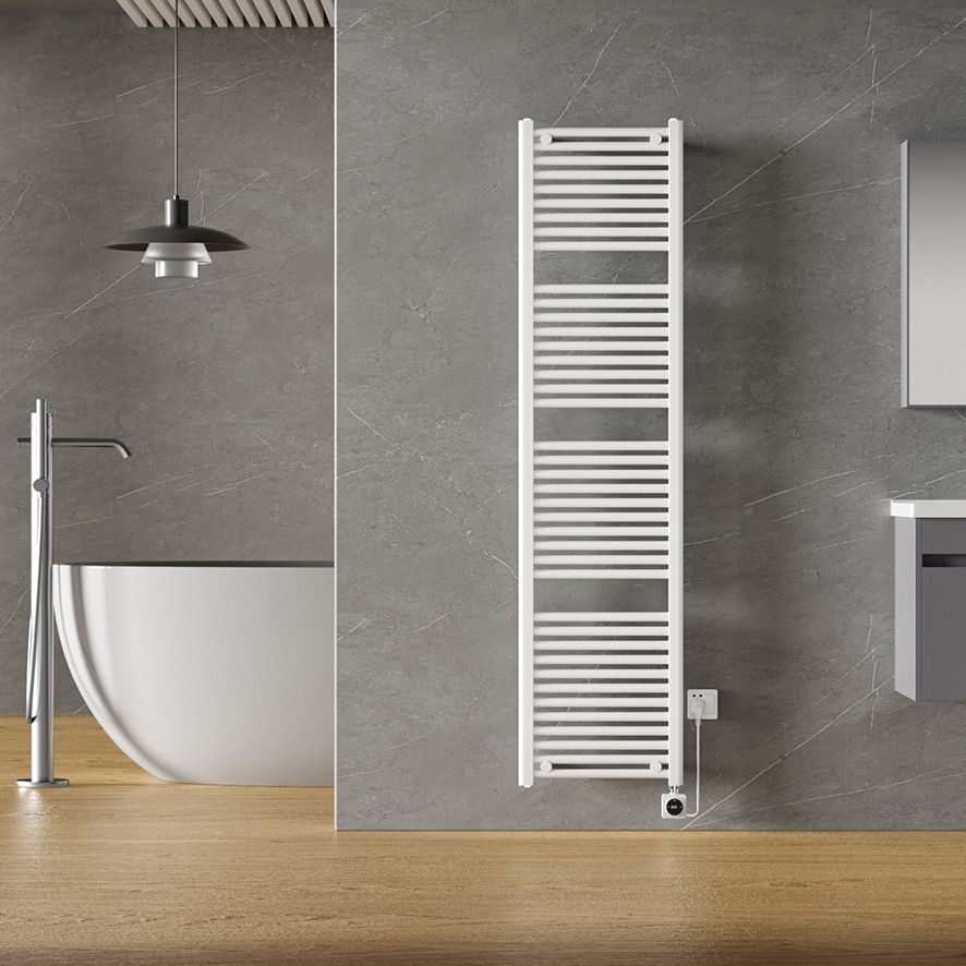 Wiesbaden Elara Elektrische Radiator Smart WiFi - 181,7 x 45 cm - Glans Wit