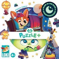 Iello Loki en het monster onder het bed Puzzel+ 35 stukjes