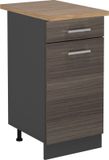 Vicco R-Line meuble bas de cuisine – 40 cm, WB Chêne Gris noble