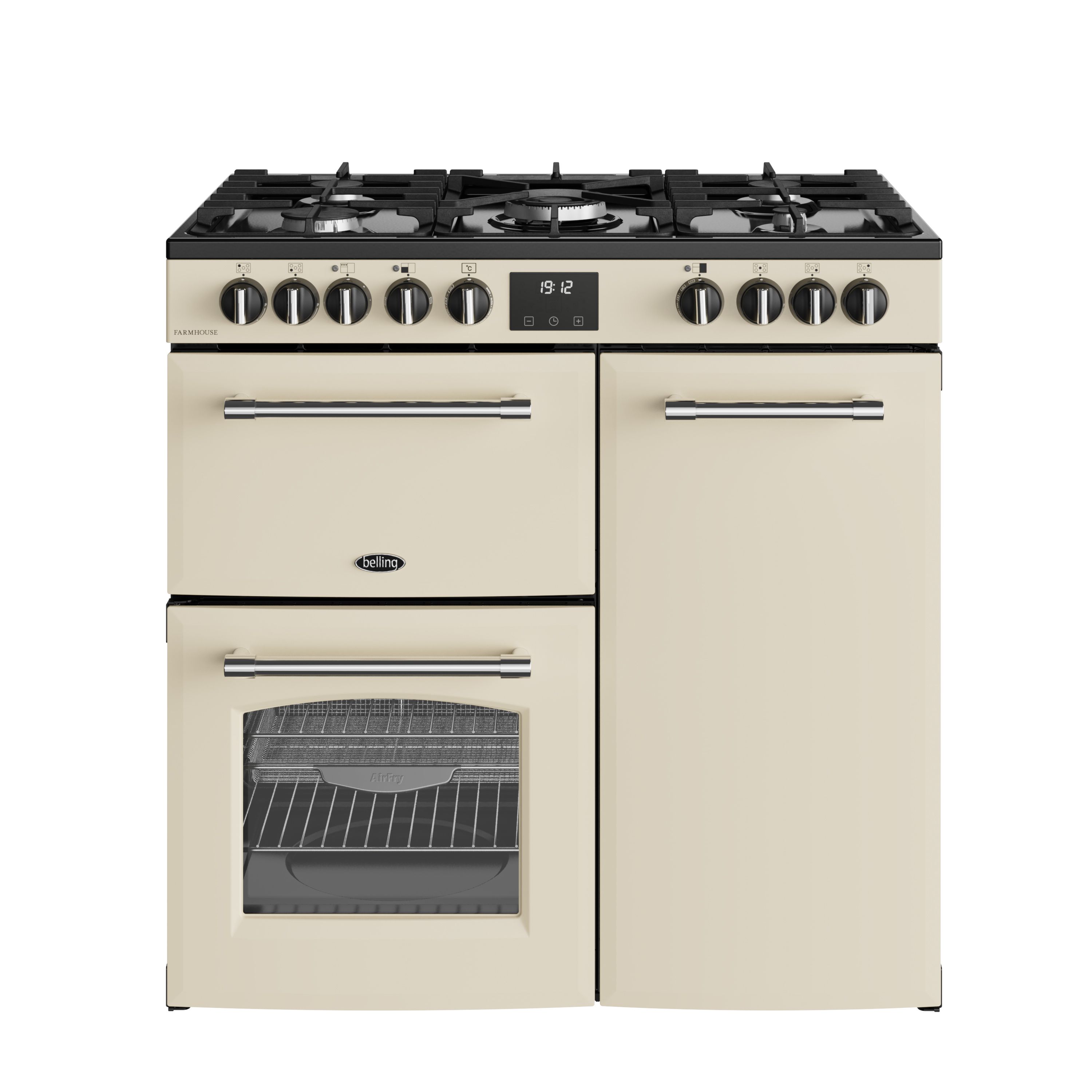 Belling Range Cooker - 5 Gas Burners - Cream