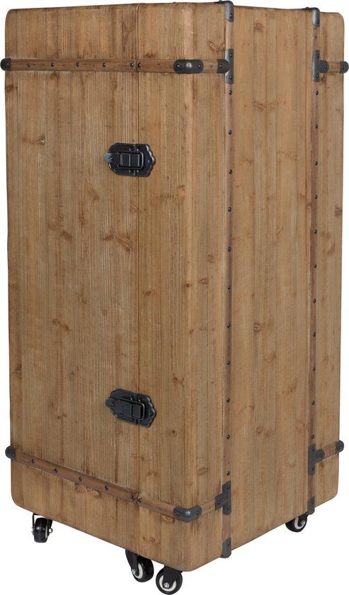 Dutchbone Lico Wijnkast - bruin - hout