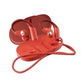 Skullcandy Push 540 Open Wireless Open Ear Bluetooth Earbuds, Koptelefoon, Zweet- en waterbestendig, Accuduur van 42 uur, Verwijderbare nekband, Stevige pasvorm - Rood
