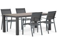 Lifestyle Garden Furniture Lifestyle Lifestyle Sella/Valley 180 cm dining tuinset 5-delig