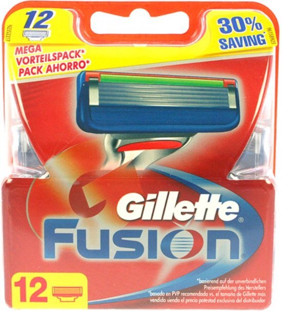 Gillette – Fusion5 – Scheermesjes/Navulmesjes - 12 Stuks