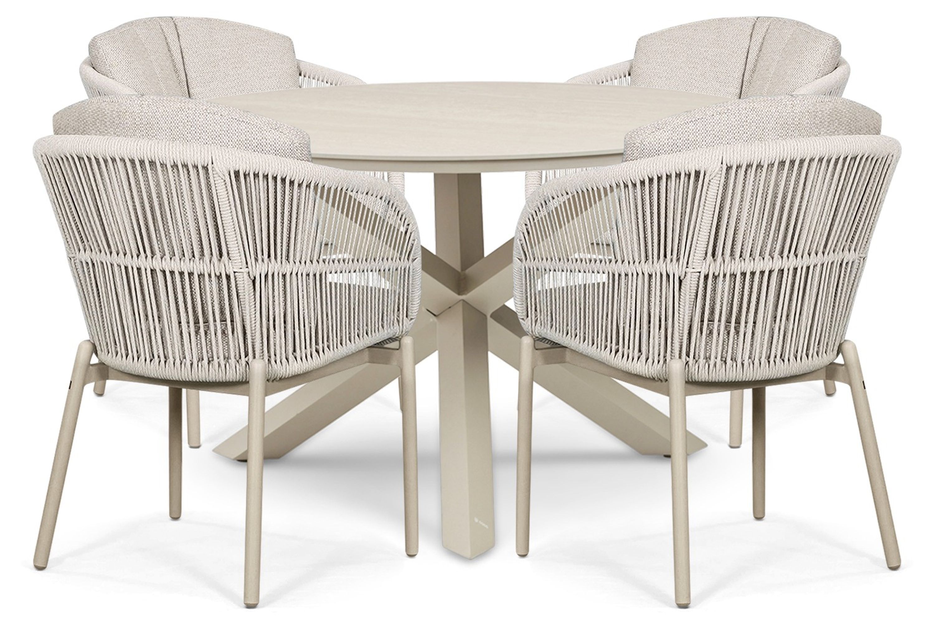 Lifestyle Garden Furniture Lifestyle Lifestyle Monaco/Xento 120 cm dining tuinset 5-delig