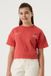 Garcia Filles T-shirt imprimé Rouge Manches courtes