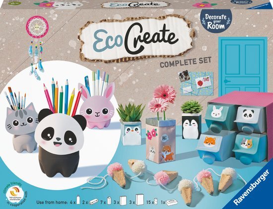 Ravensburger Verlag GmbH Ravensburger EcoCreate 18145 - Decorate your Room - Kinder ab 6 Jahren