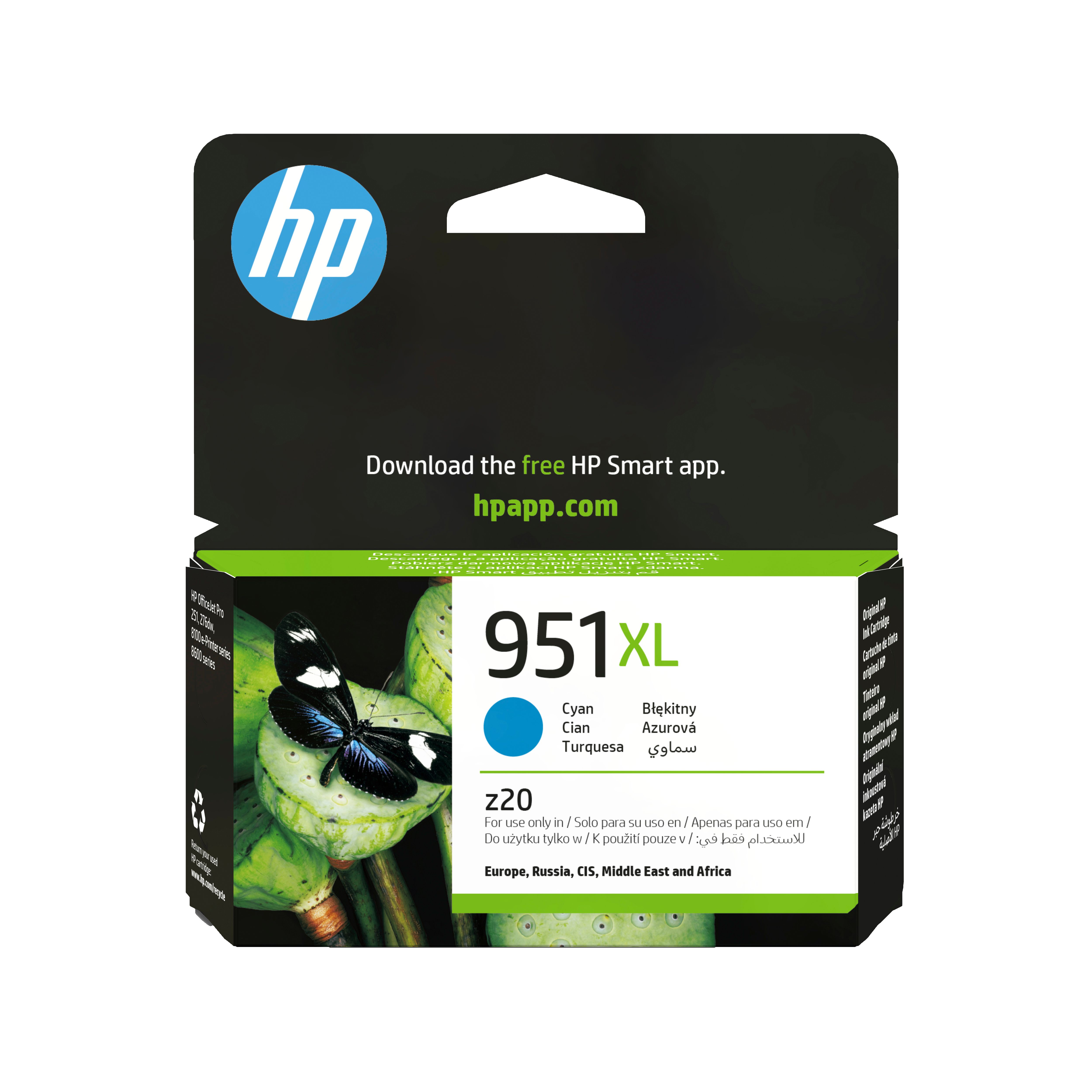 HP 951XL Cyaan Inktcartridge - Origineel - Hoge Capaciteit