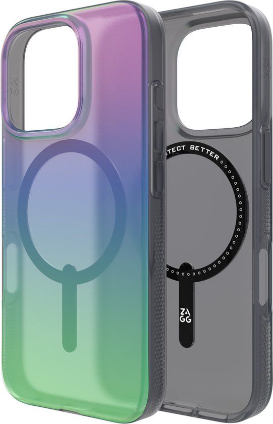ZAGG Milan Snap Mag Hoesje voor iPhone 16 Pro - Raven Feather