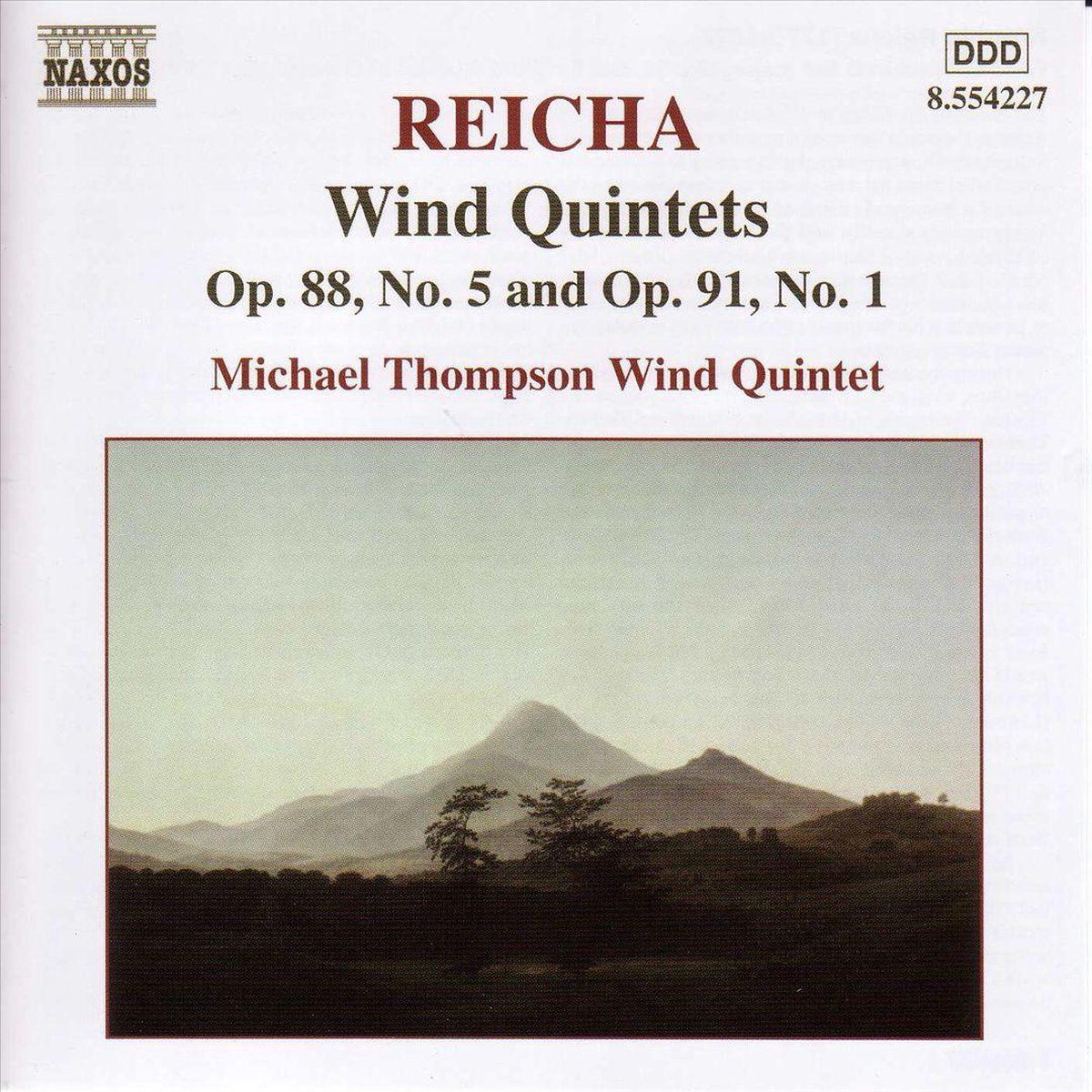 OUTHERE Reicha:Wind Quintets Op.88&91