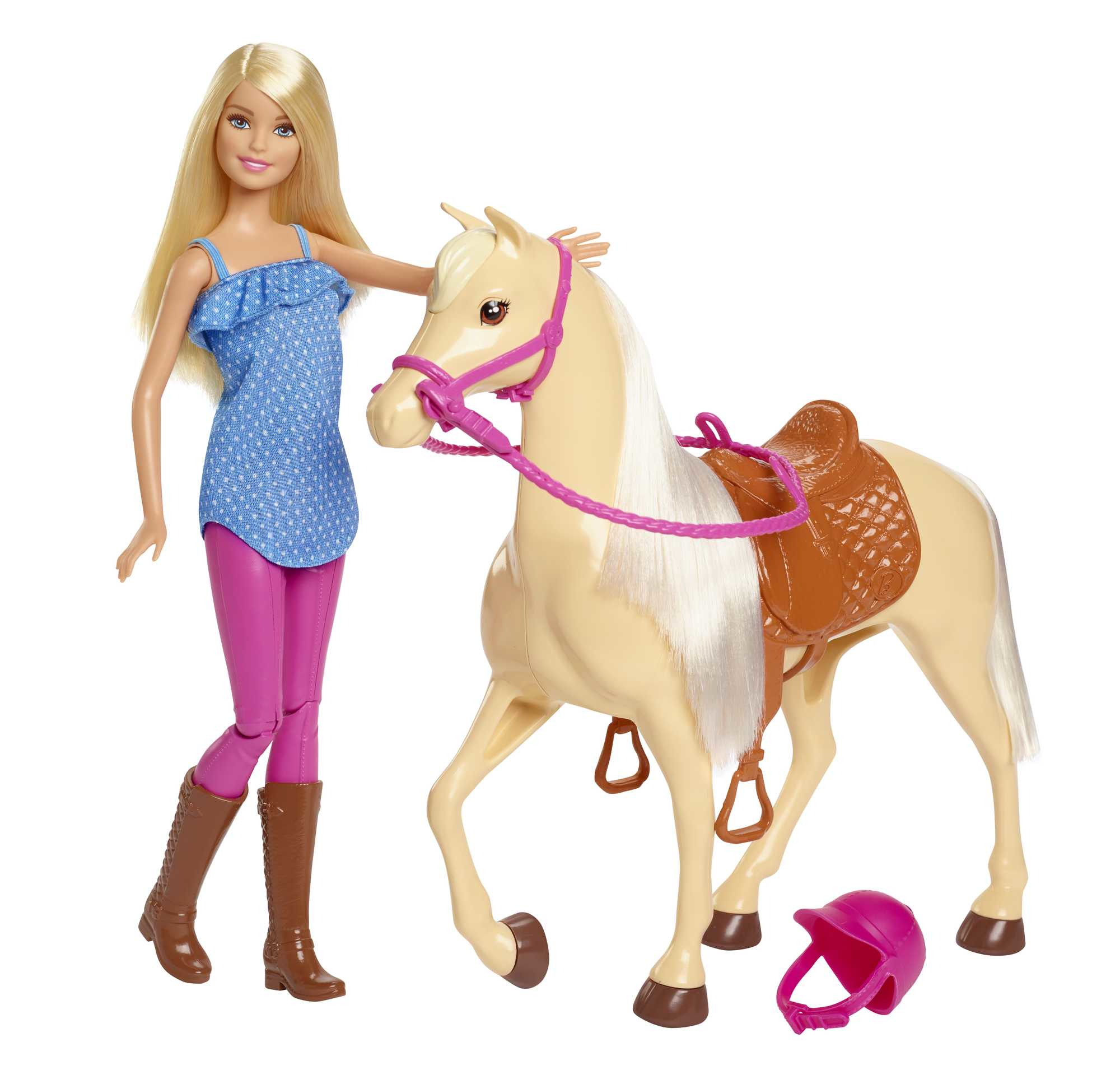 Barbie Barbie Basis Paard/Pop (Blond)