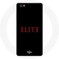 Maniacase Hoesje voor Huawei P8 Lite Elite Seizoen 5 Logo Rood Zwarte Achtergrond