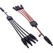 InLine 95040 Kabelset Zwart, Rood