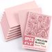 SGHUO 8 Stks 4"x6" Roze Rubber Carving Blokken Linoleum Blok Stempel Maken Kit