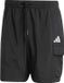 Adidas Sportswear Essentials Small Logo Cargo Chelsea Short - Heren - Zwart