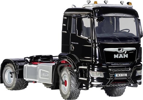 WIKING 077651 MAN TGS 18.510 4x4 BL 2-assige trekker, model vrachtwagen, 1:32, metaal/kunststof, vanaf 14 jaar, veel functies, incl. bandendrukregeling, draaibaar radiatorrooster