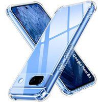 Phonillico® Case voor Google Pixel 8a - Schokbestendige bescherming Zacht TPU Transparant