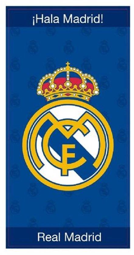 4KidsOnly Real Madrid C.F. Strandlaken - 70x140 cm - Blauw