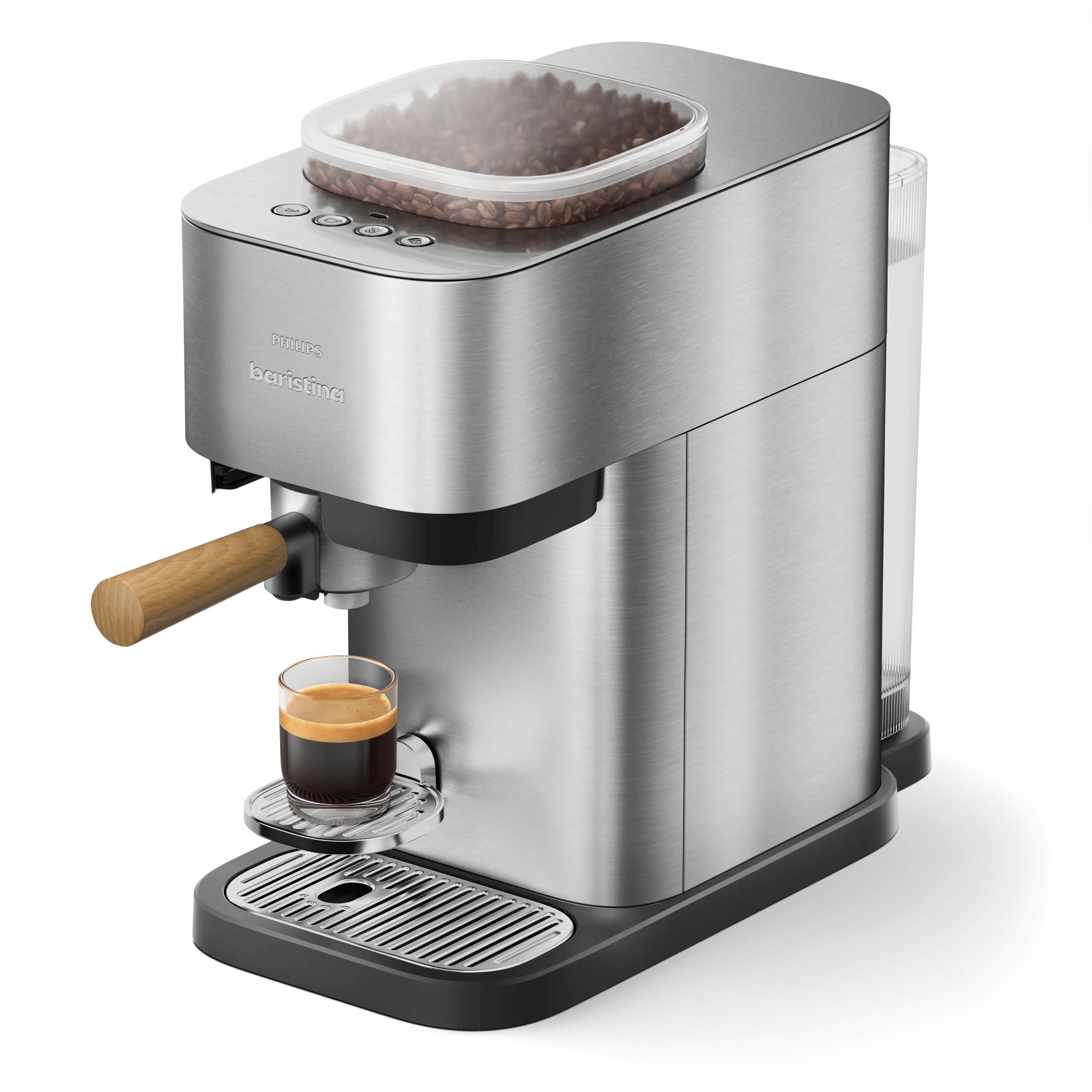 Philips Baristina Plus - BAR500/00 - Espressomachine - Pistonmachine - Ijskoffie - Stainless Steel