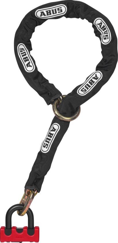 Abus Granit Power XS 67 10KS Black Loop Kettingslot - 120cm - ART4