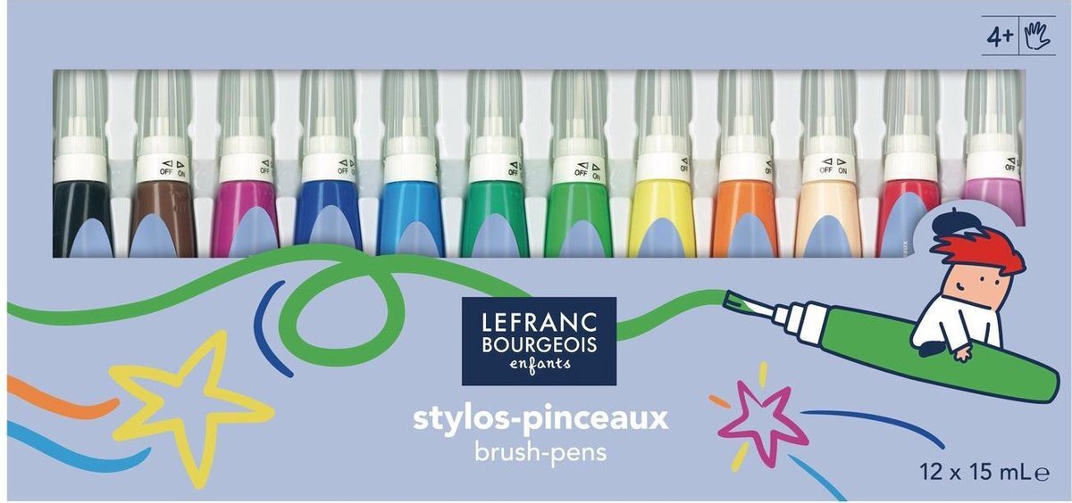 Lefranc Bourgeois Paris Lefranc Bourgeois Magic Brush Set 12x15ml