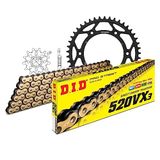 Kettingset DID Kettingset staal 520VX3 / 118 klinkslot voor KTM Duke R EXC-F EXC 200-790 cc Bj. 2003-2020